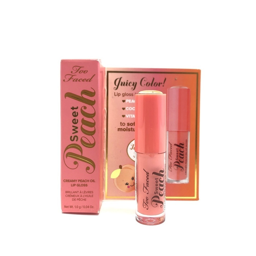 Too Faced Sweet Peach Lip Gloss Mini